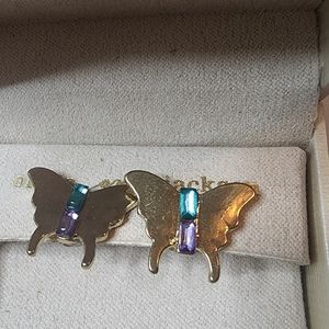 Olivia and Jackson butterfly earrings